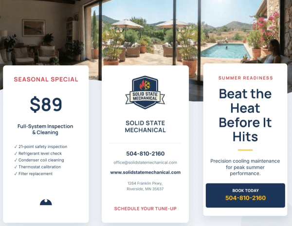Seasonal Maintenance HVAC