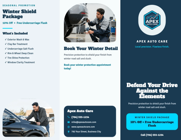 Seasonal Promotions Auto Detailing