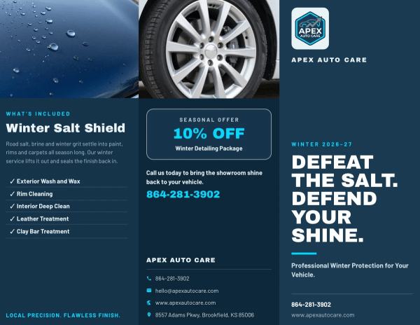 Seasonal Promotions Auto Detailing