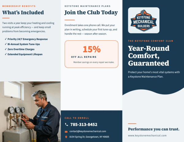 Service Plans & Maintenance Agreements HVAC