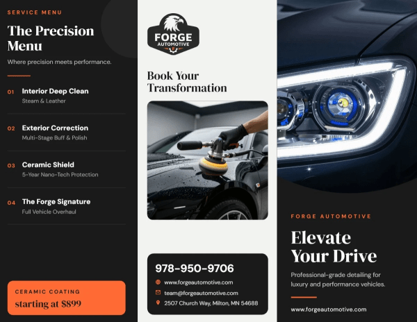 Services Offered Auto Detailing