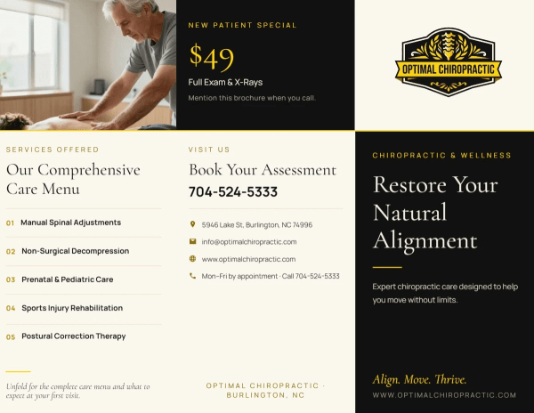 Services Offered Chiropractic