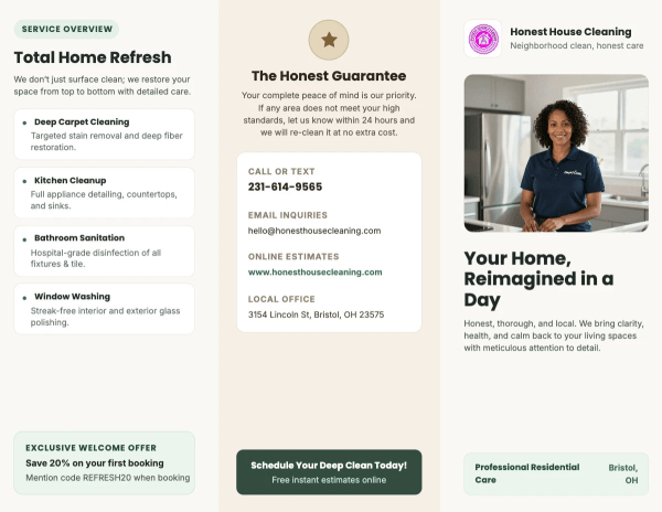 Services Offered House Cleaning