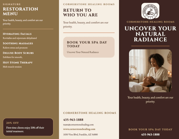Services Offered Spa