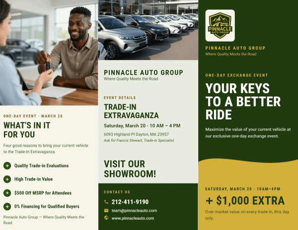 Trade-in Specials Car Dealer