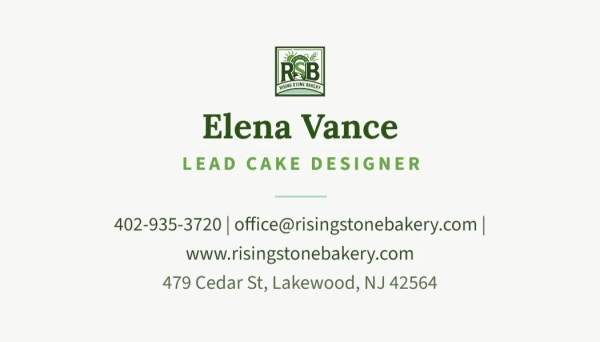 Custom Orders Bakery