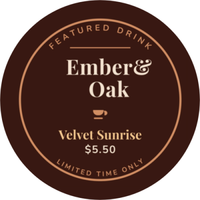 Featured Drink Coffee Shop