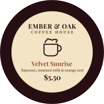 Featured Drink Coffee Shop