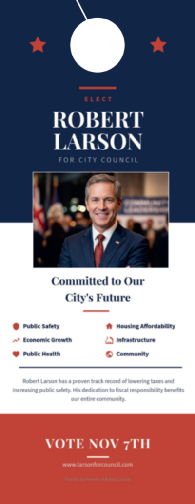 City Council Campaign Side 1 Image