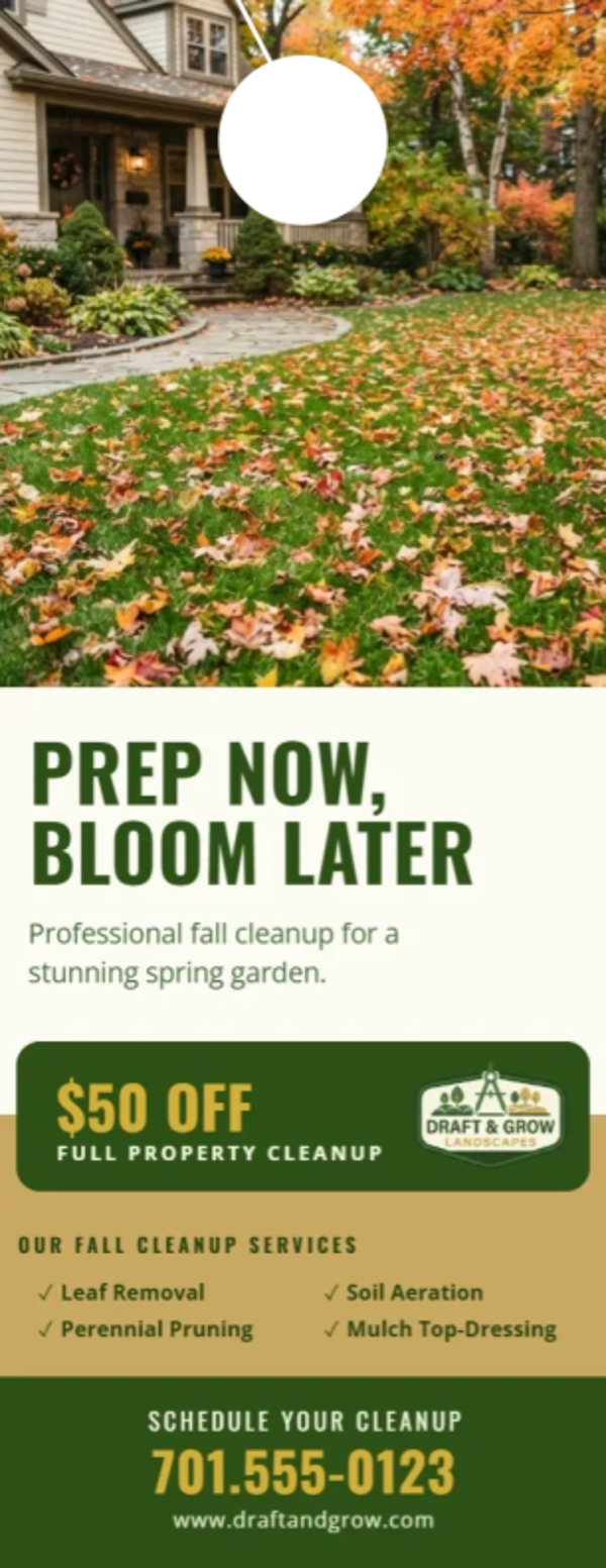 Fall Promotion Landscaping Side 1 Image
