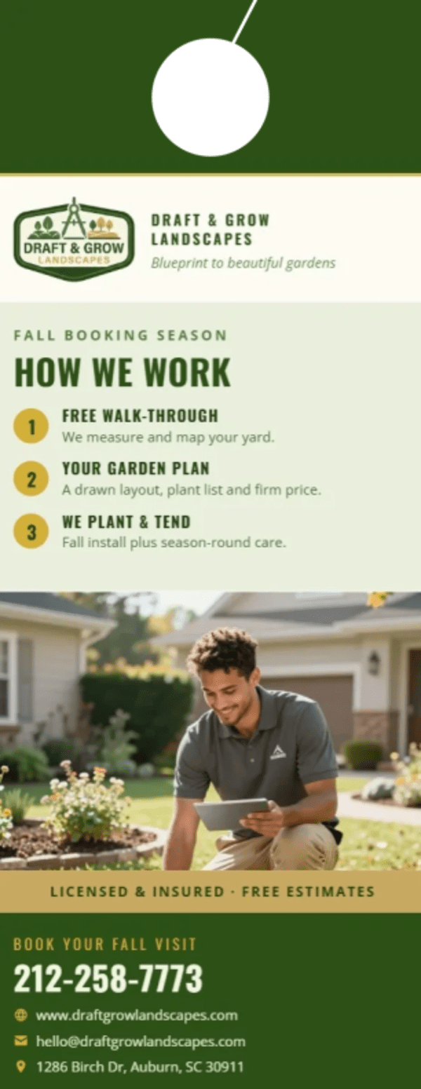 Fall Promotion Landscaping Side 2 Image