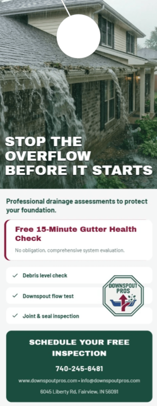 Free Estimates Gutter Cleaning Side 1 Image