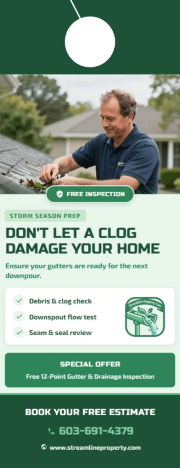 Free Estimates Gutter Cleaning Side 1 Image