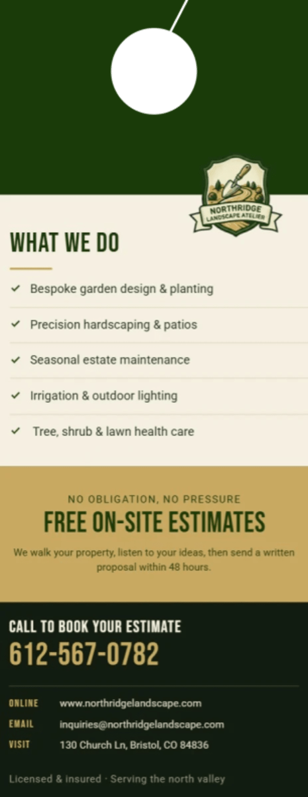 Free Estimates Landscaping Side 2 Image