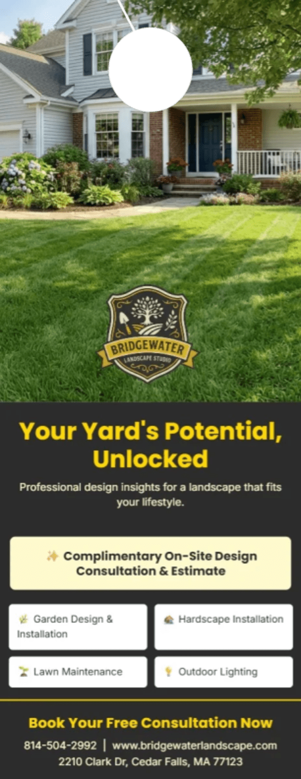 Free Estimates Landscaping Side 1 Image