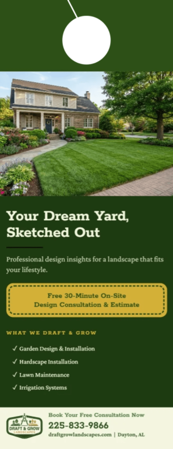 Free Estimates Landscaping Side 1 Image