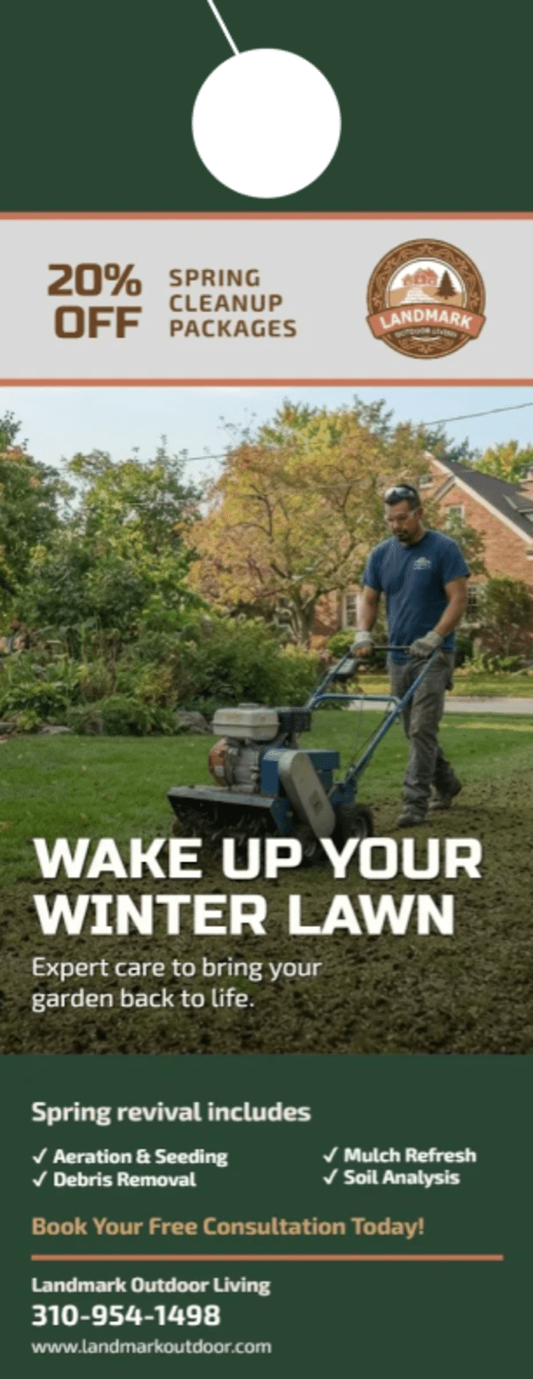 Seasonal Promotion Landscaping Side 1 Image