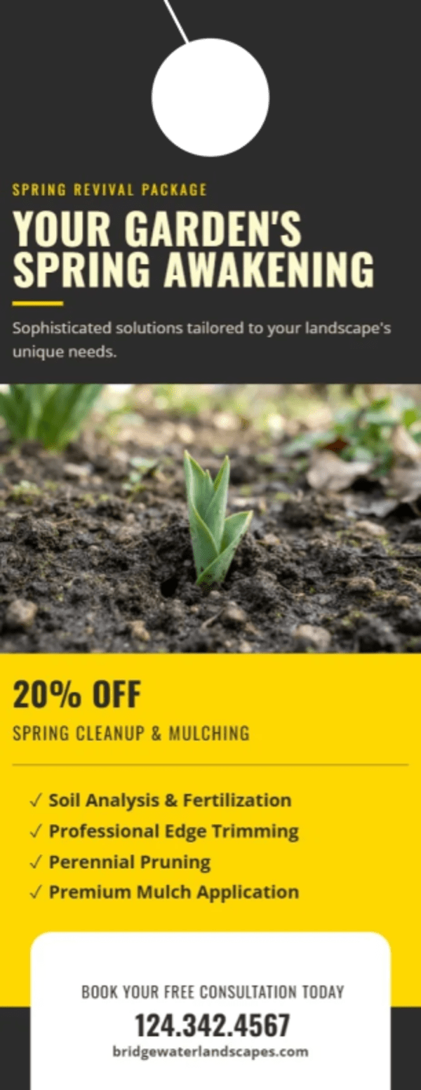 Seasonal Promotion Landscaping Side 1 Image