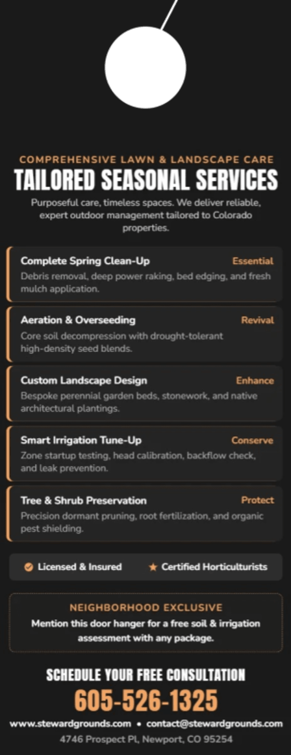 Seasonal Promotion Landscaping Side 2 Image