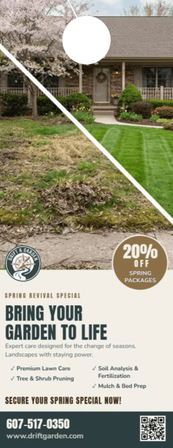 Seasonal Promotion Landscaping Side 1 Image
