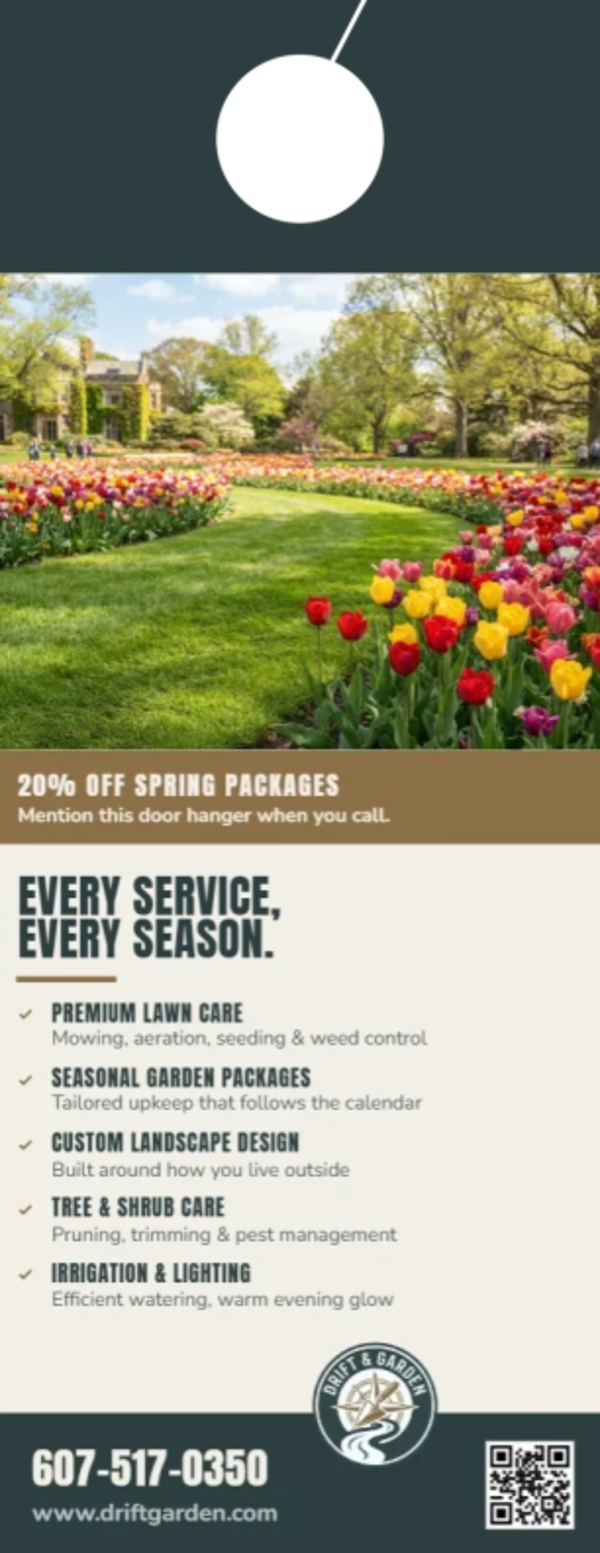 Seasonal Promotion Landscaping Side 2 Image