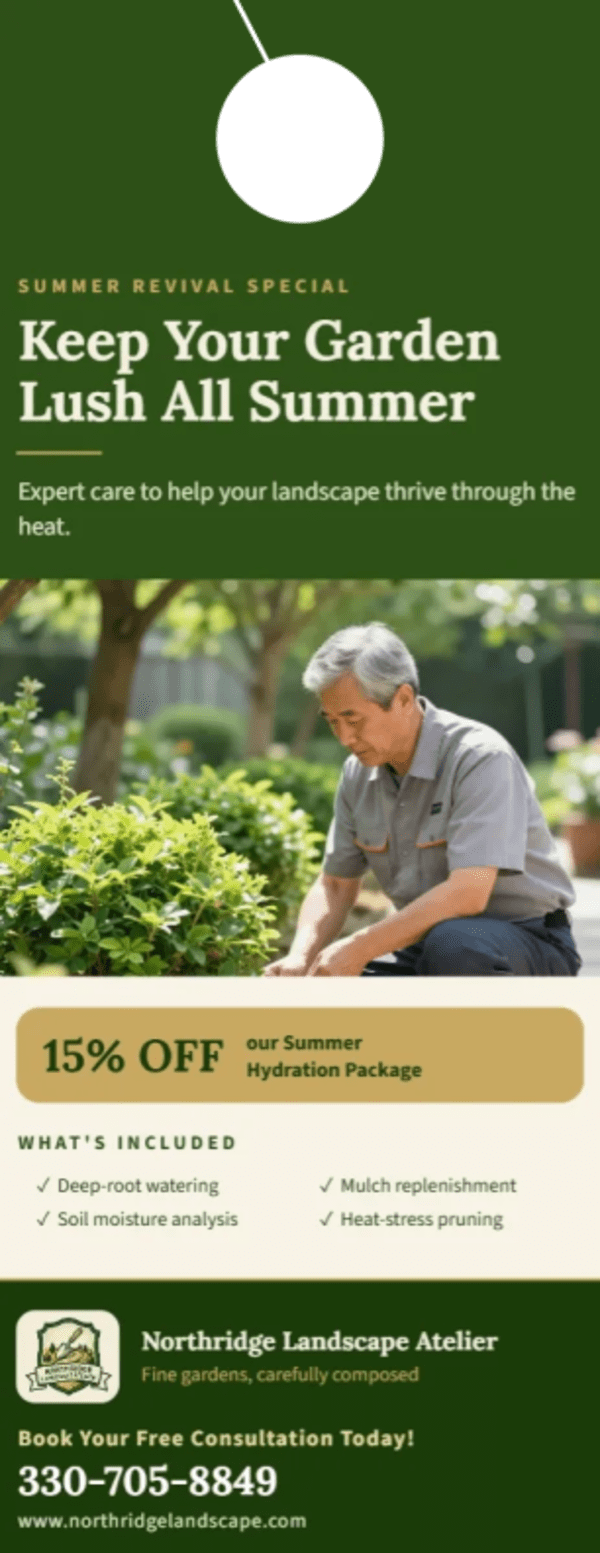 Seasonal Promotion Landscaping Side 1 Image