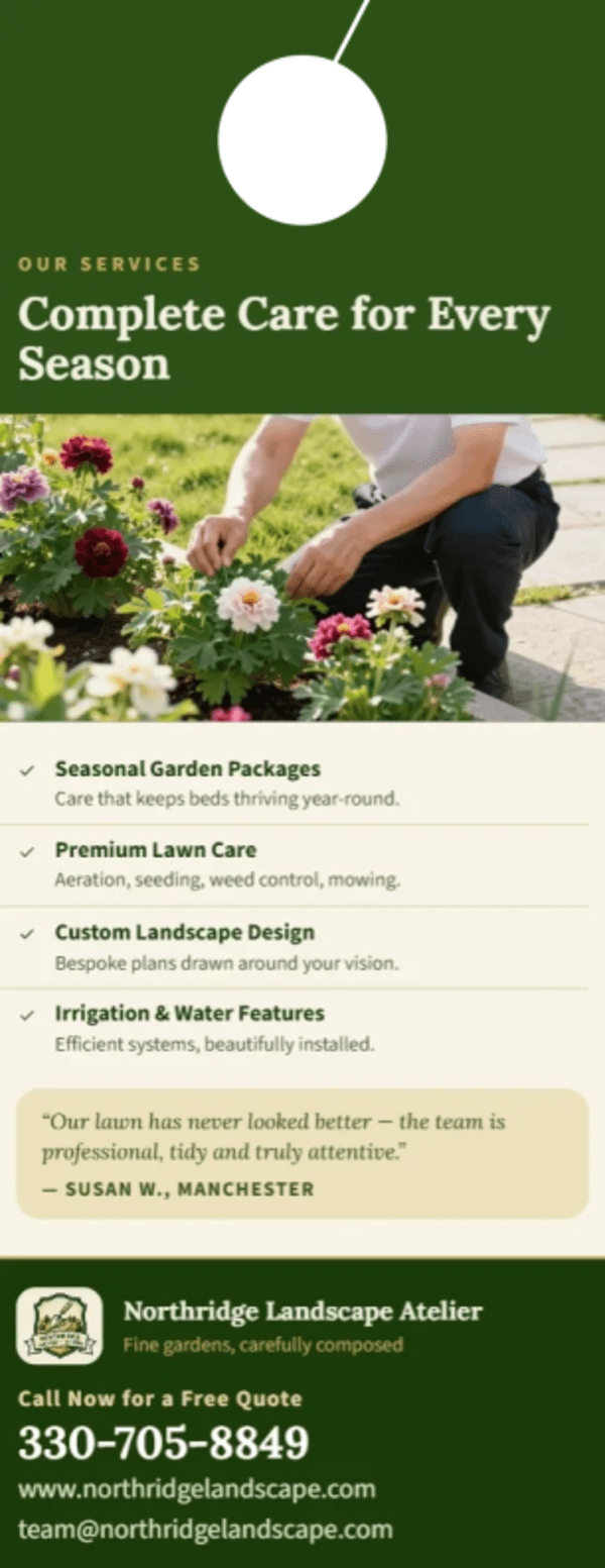 Seasonal Promotion Landscaping Side 2 Image