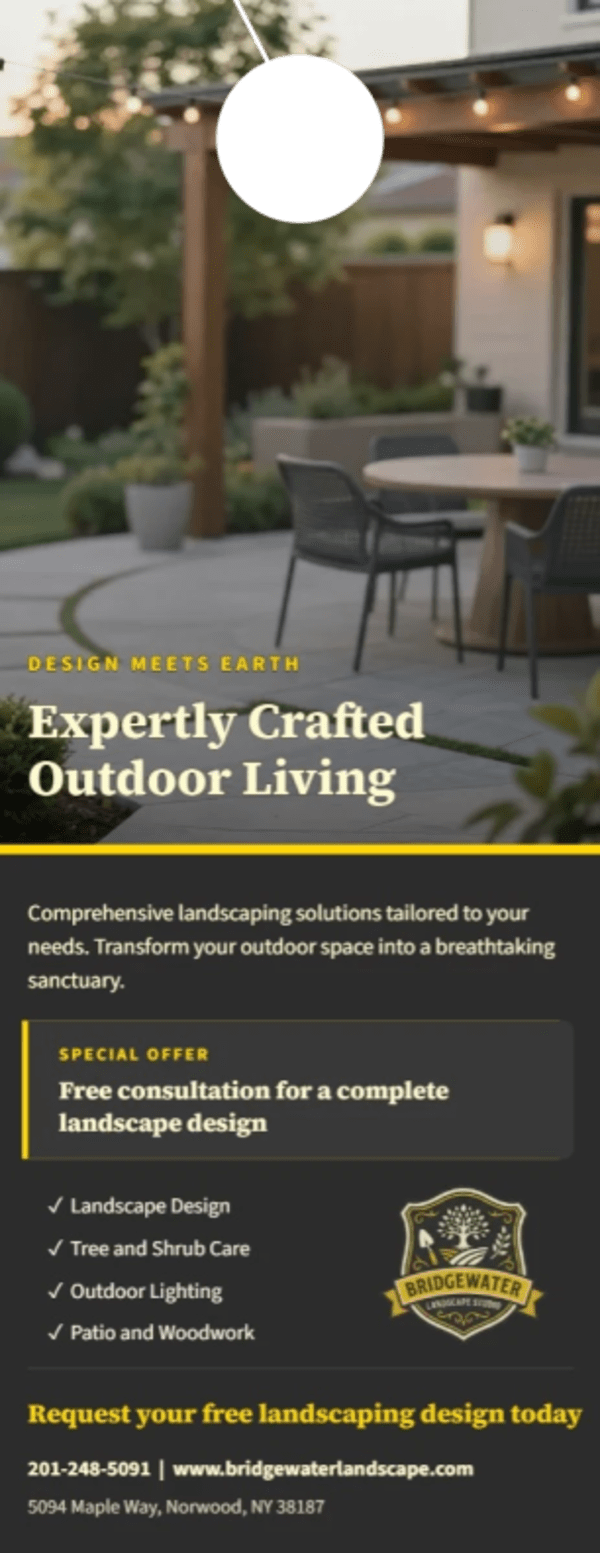 Services Offered Landscaping Side 1 Image
