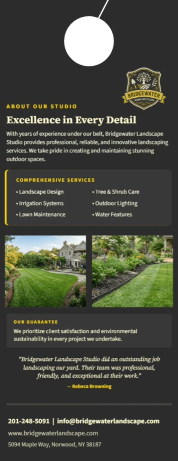 Services Offered Landscaping Side 2 Image