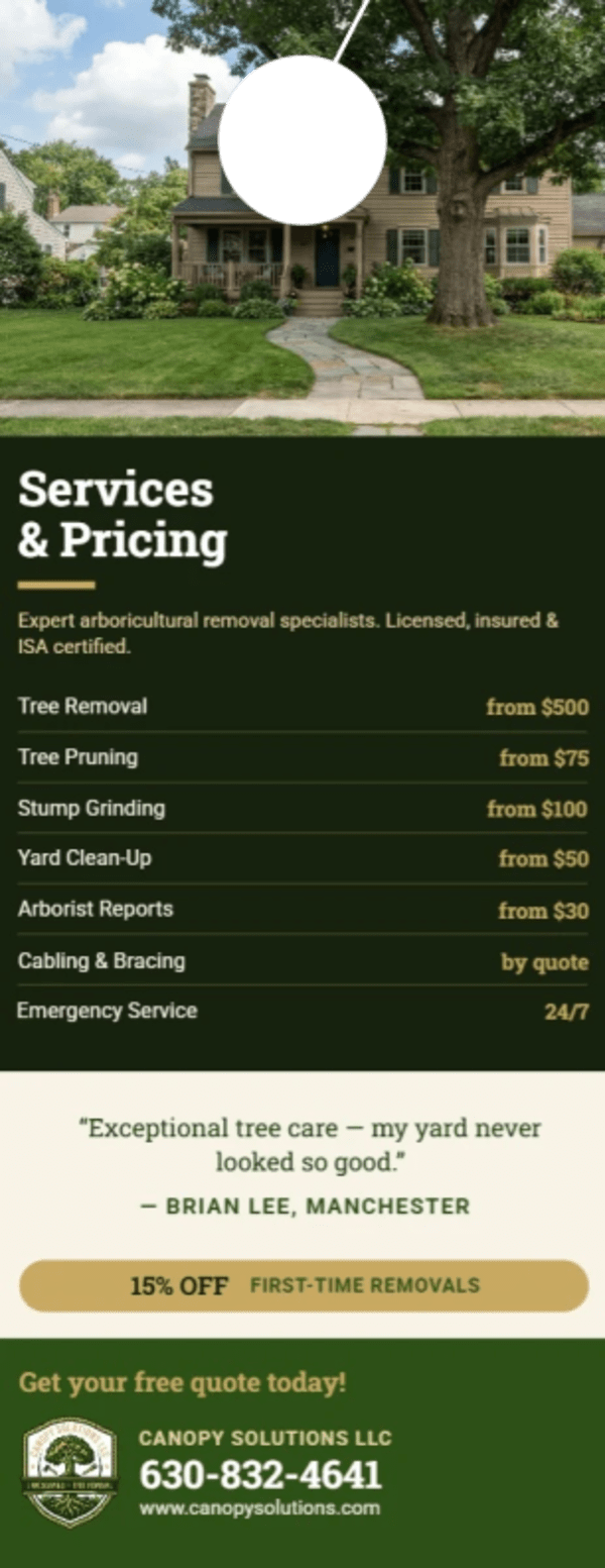 Tree Removal Landscaping Side 2 Image