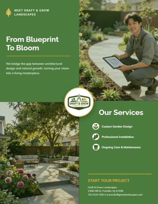 About Us Landscaping Side 1 Image