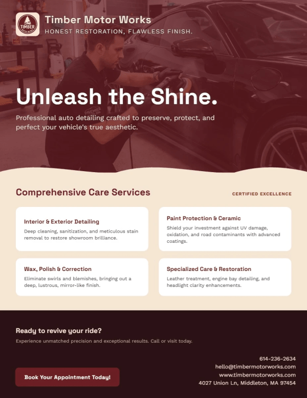 Auto Detailing Side 1 Image