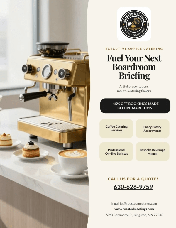 Catering Services Coffee Shop