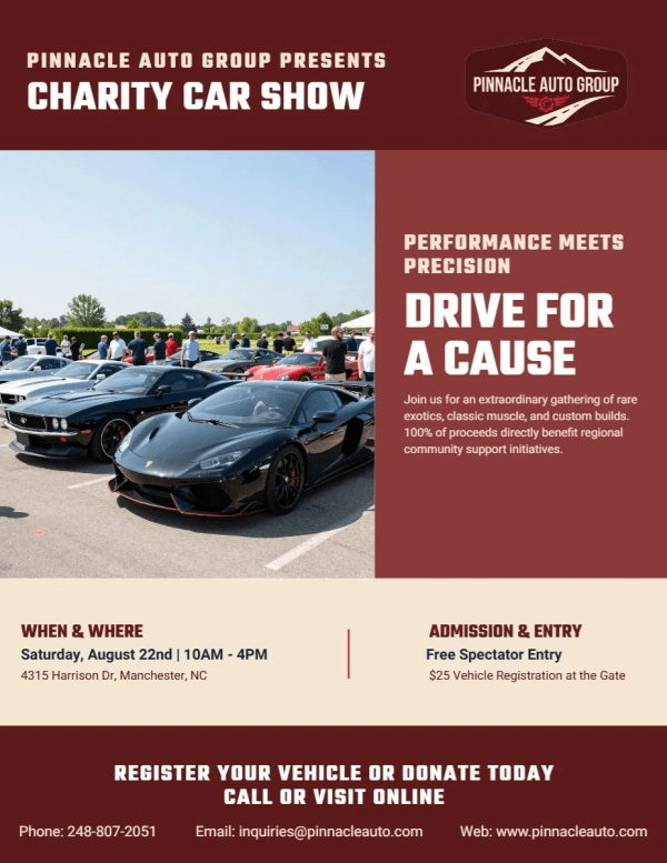 Charity Car Show Car Show Side 1 Image