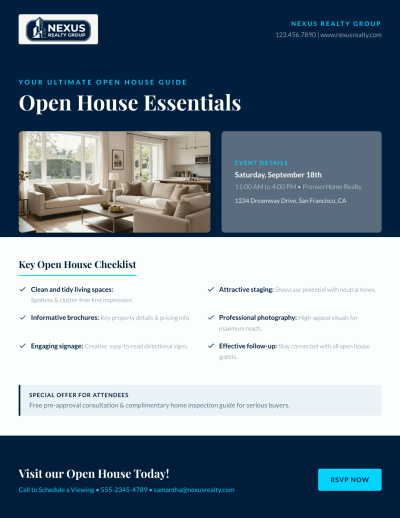 Checklist Open House Side 1 Image