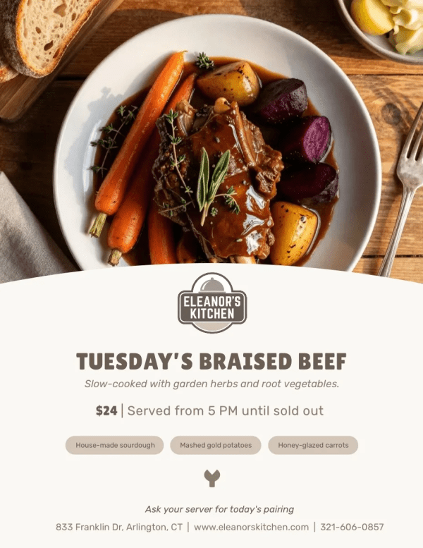 Daily Specials Restaurant