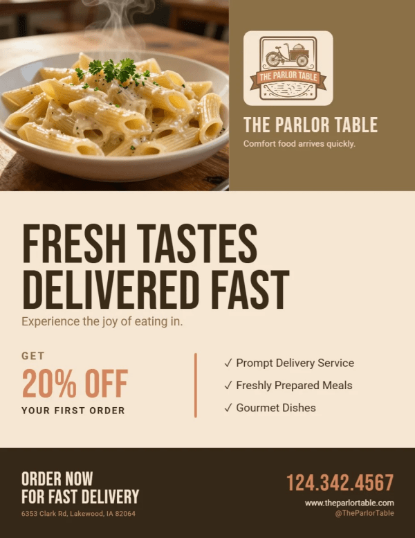 Delivery Service Restaurant
