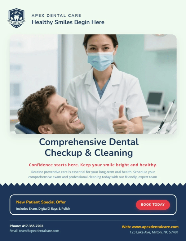 Dental Checkup & Cleaning Dental Side 1 Image