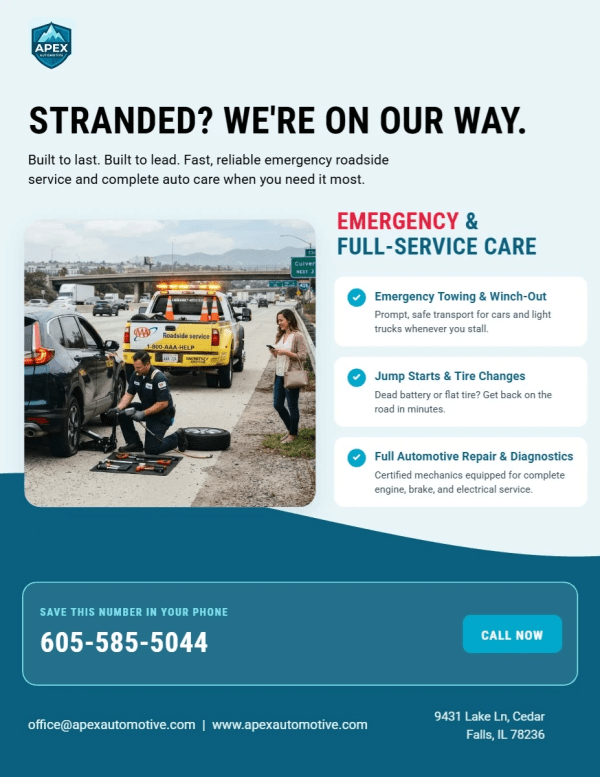 Emergency Roadside Mechanic Side 1 Image