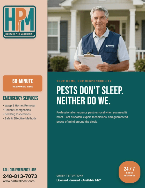 Emergency Service Pest Control