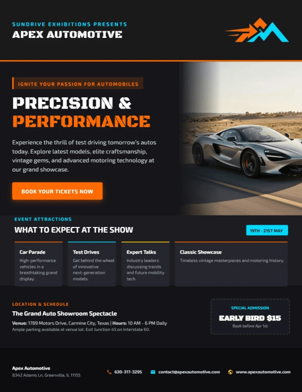 Event Details Car Show Side 1 Image