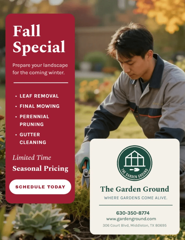 Fall Special Greenhouse Side 1 Image
