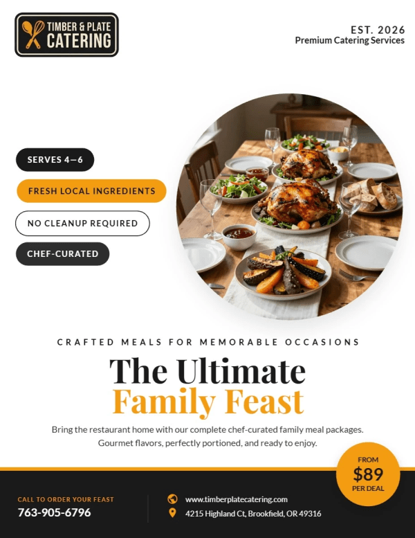 Family Meal Deal Restaurant