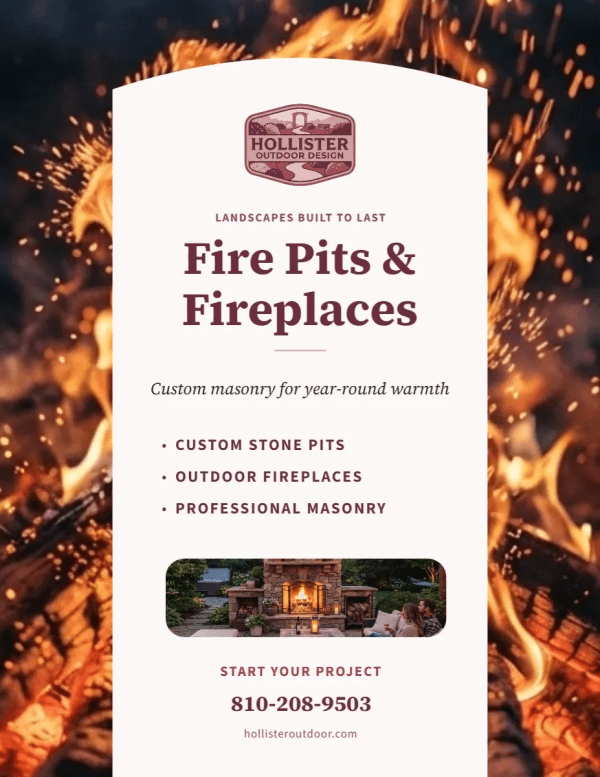 Fire Pit & Fireplace Outdoor Living Side 1 Image
