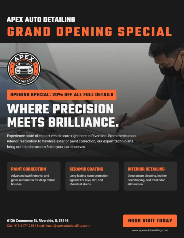 Grand Opening Car Wash Side 1 Image