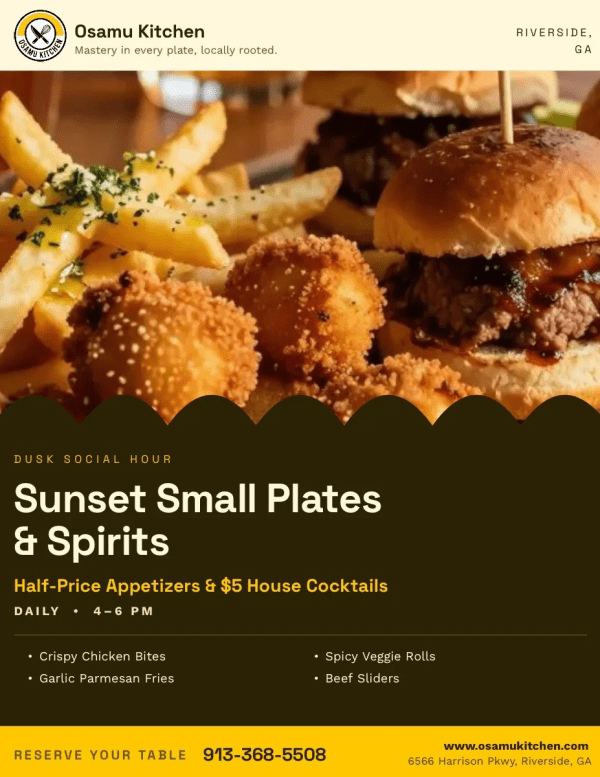Happy Hour Restaurant