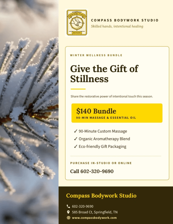 Holiday Package Massage