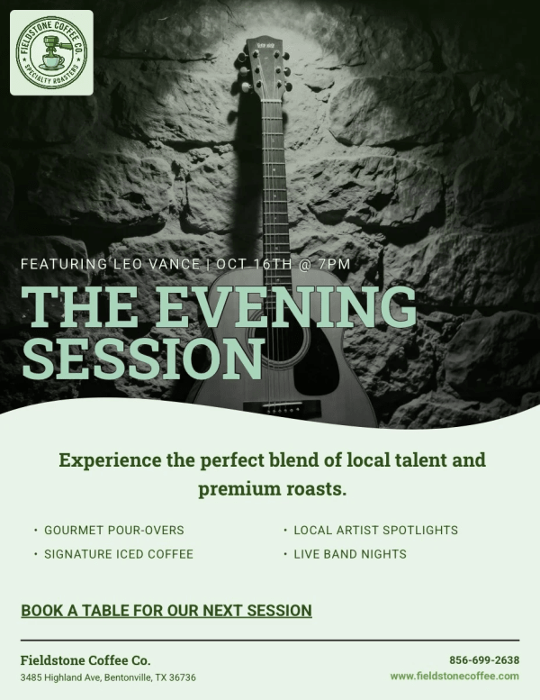 Live Music Coffee Shop