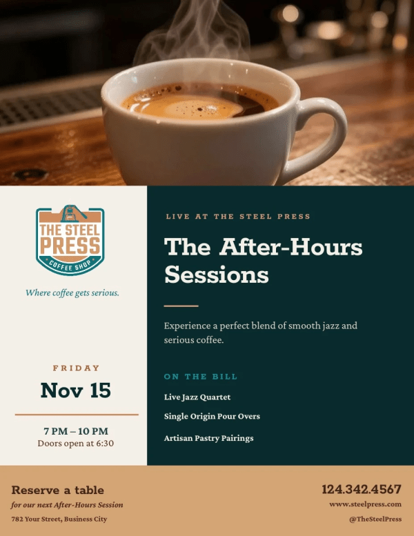 Live Music Coffee Shop