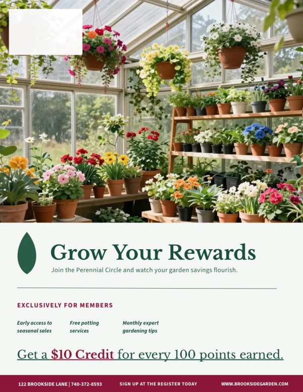 Loyalty & Rewards Garden Center